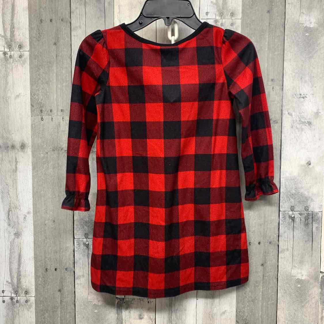 Size 6 Red Plaid Holiday Brands Nightgown