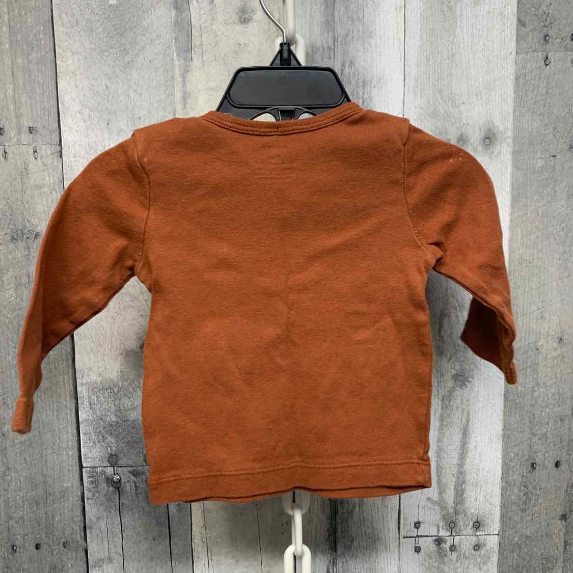 Size 9 Months Brown Graphic Carter's Long Sleeve Shirt