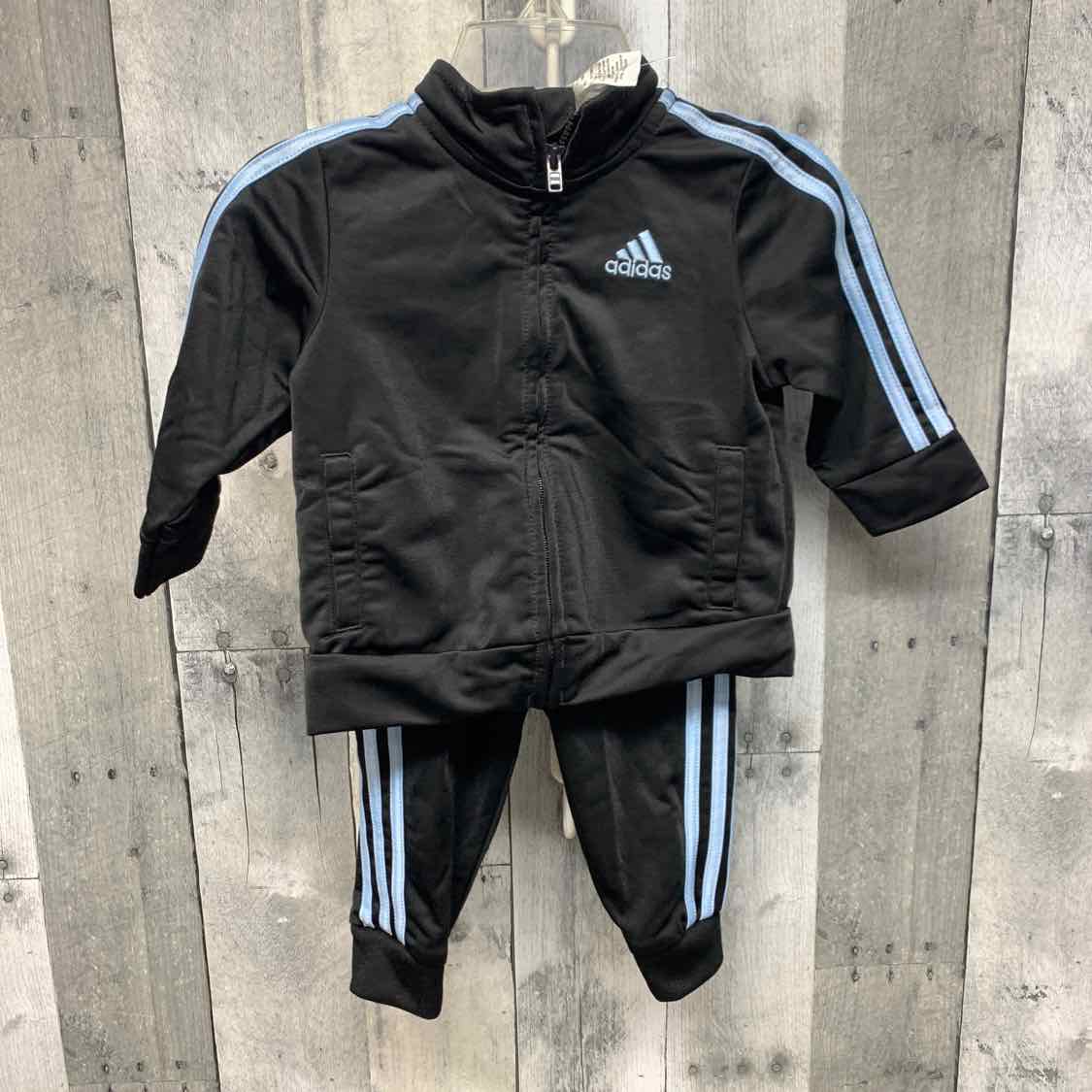 Size 6 Months Black/Blue Sport Brand Jacket/Pants