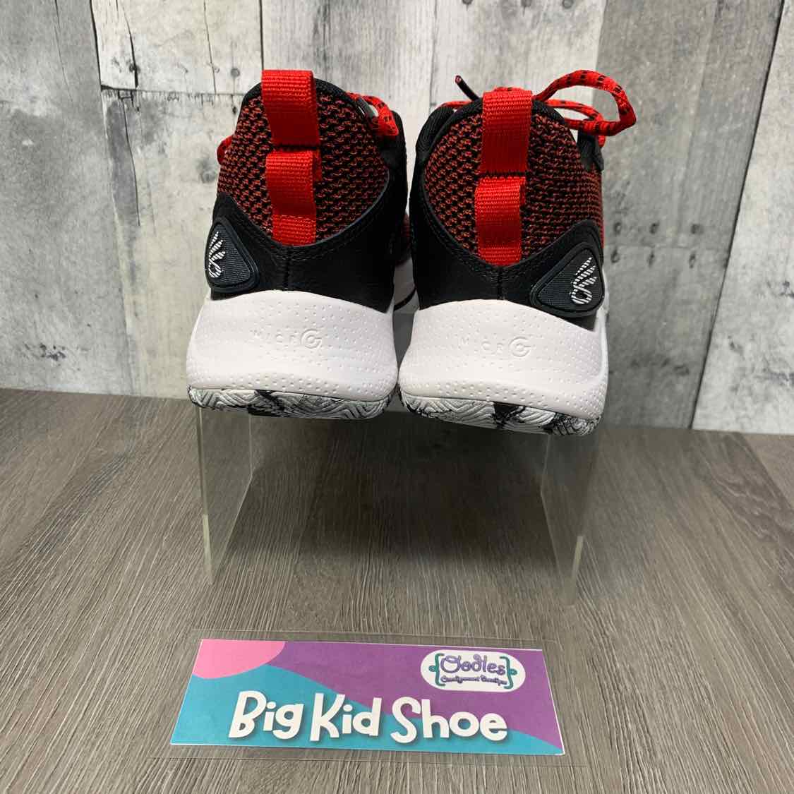 Size 5.5 Red/Black Sport Brand Sneakers