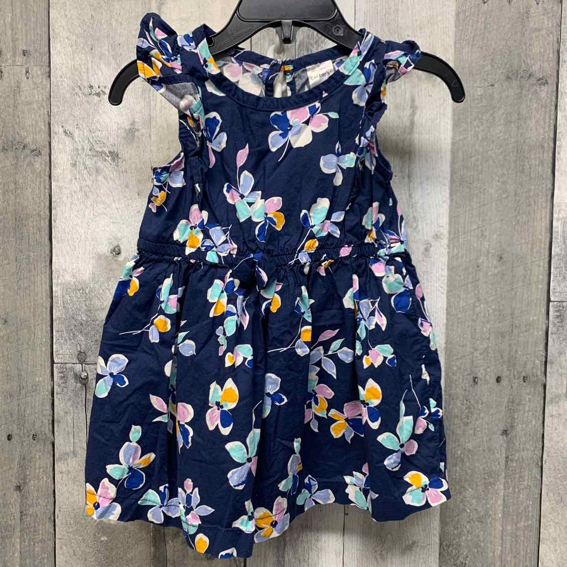 Size 12 Months Navy Print Carter's Dress