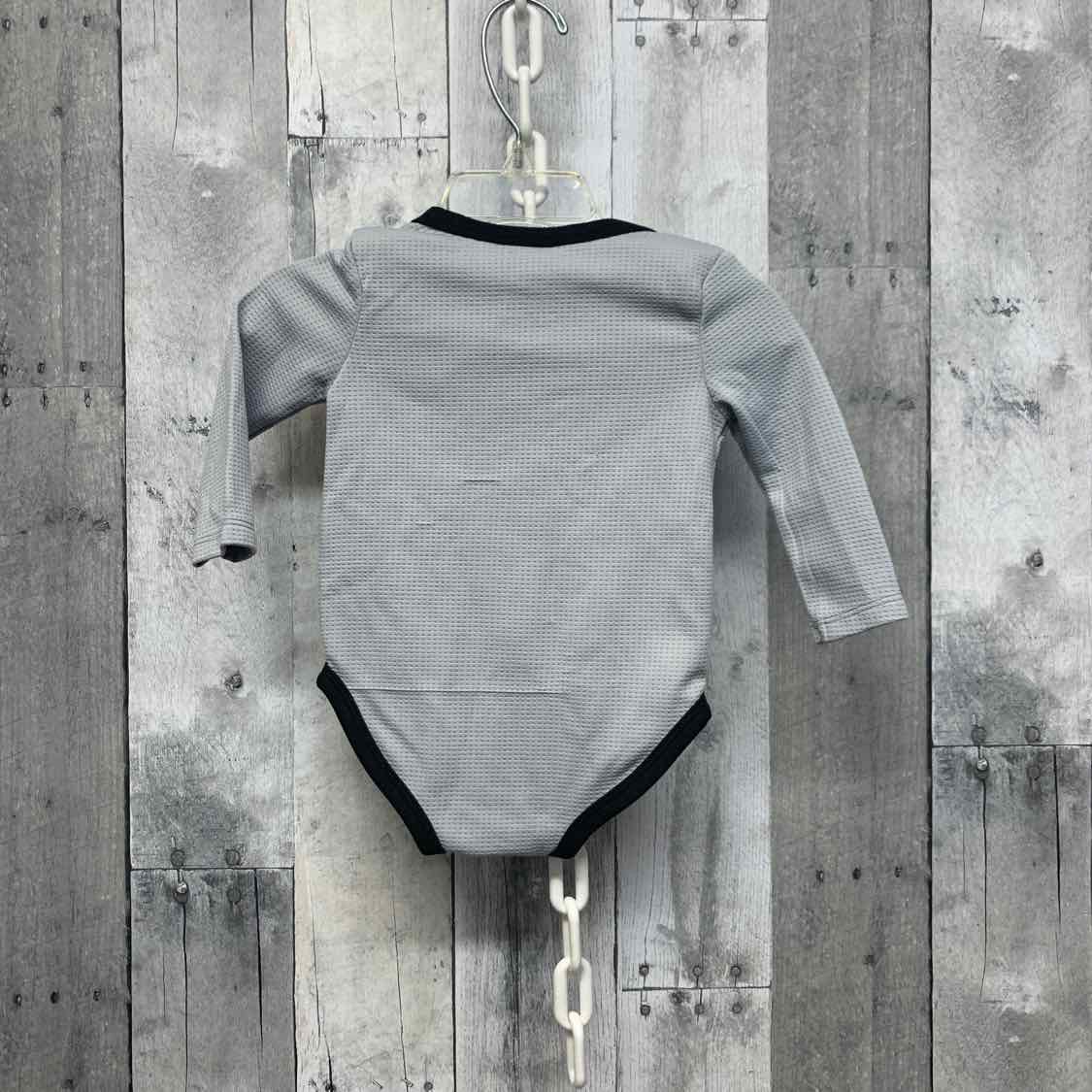 Size 6 Months Gray Sport Brand Bodysuit