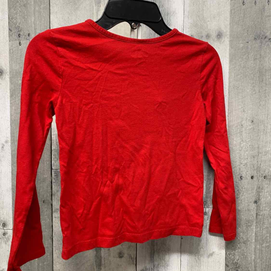 Size 6 Red Graphic Holiday Brands Long Sleeve Shirt