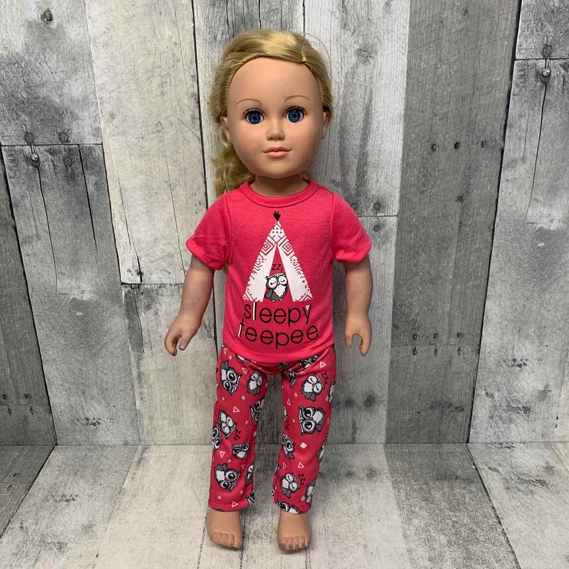 2pc Pink Sleepy Teepee PJs