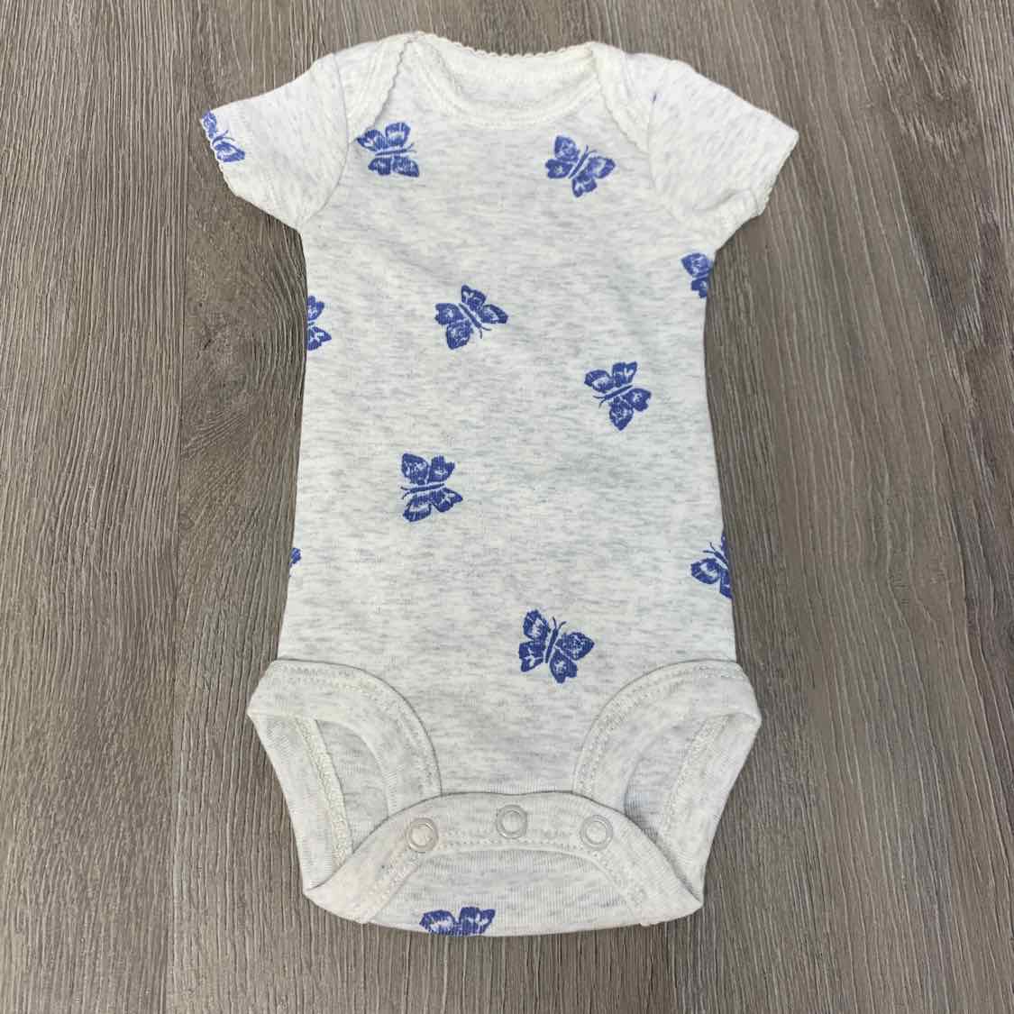 Size Preemie Gray/Blue Carter's Bodysuit