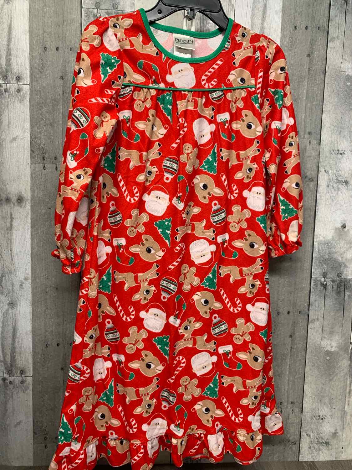 Size 6/6X Red Print Holiday Brands Nightgown