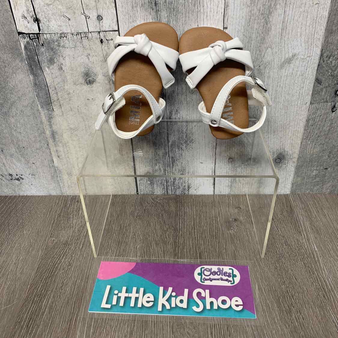 Size 2 White Mid Brand Sandals