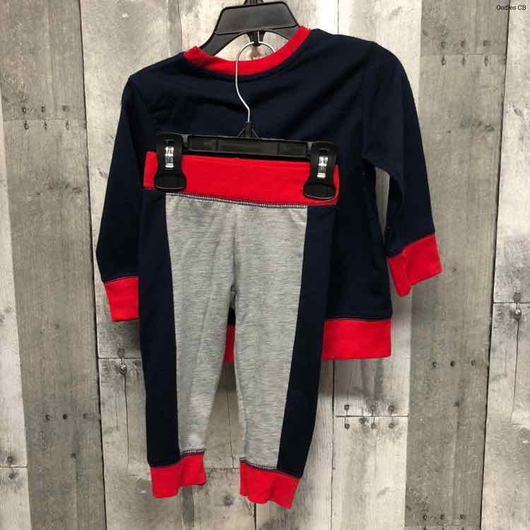 Size 12 Months Navy/Red Disney Sweats - 2pc