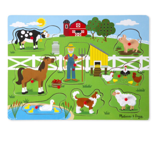 Melissa & Doug Old MacDonald's Sound Puzzle - OodlesCB