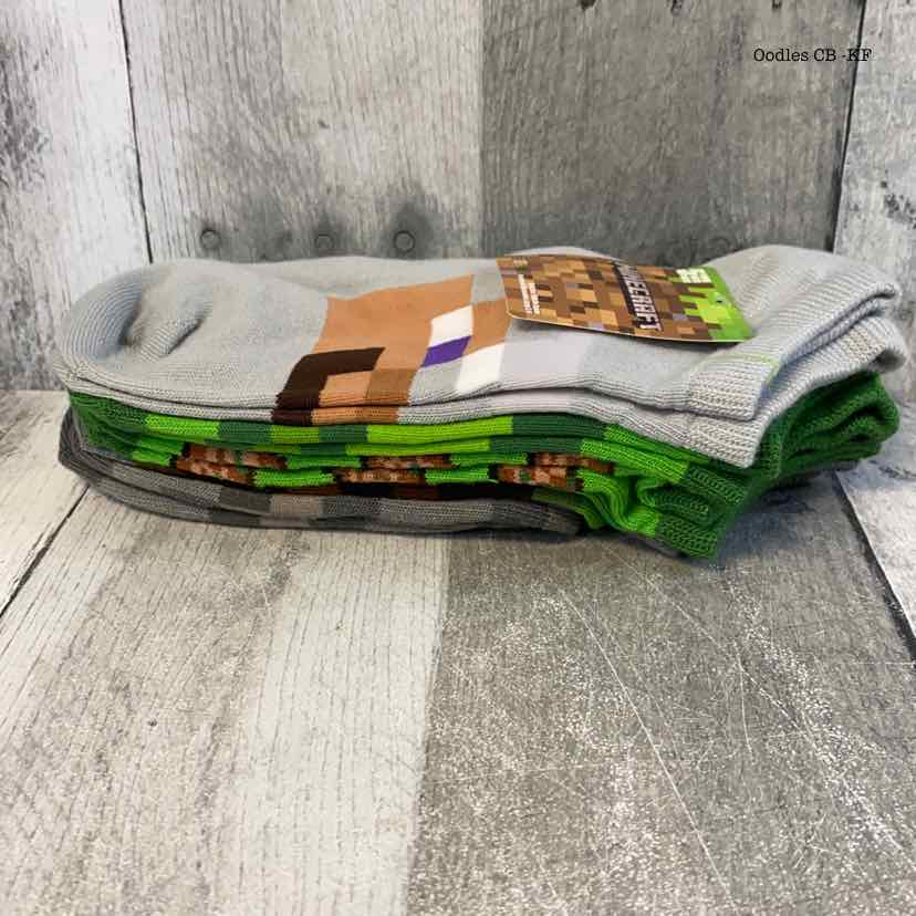 5pk Minecraft Socks - OodlesCB